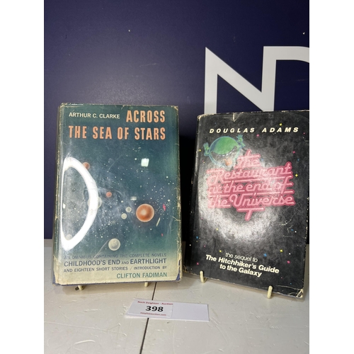 398 - FIRST EDITION 1953 ARTHUR C.CLARKE ACROSS THE SEA OF STARS PLUS ANOTHER.