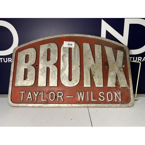 410 - BRONX SIGN