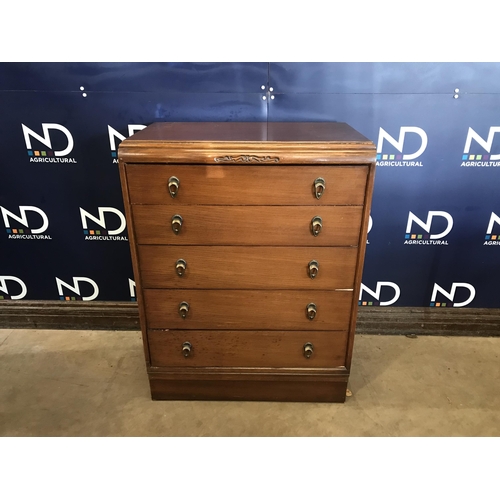 782 - 5 DRAWER CHEST OF DRAWERS