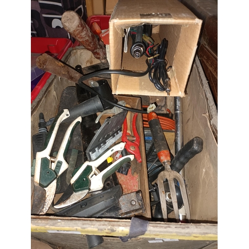 149 - BOXES OF TOOLS ETC