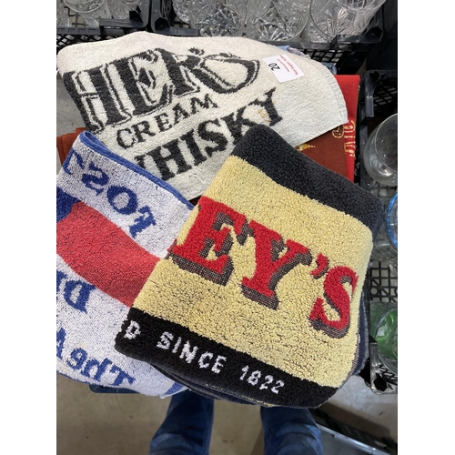 20 - COLLECTABLE BEER TOWELS