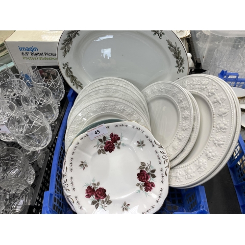 45 - COLLECTION OF PLATES