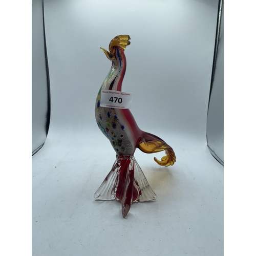 470 - AF MURANO COCKEREL