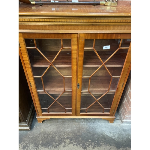 680 - GLASS DISPLAY CABINET