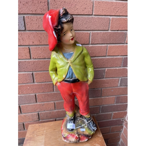 150 - VINTAGE 1950'S CHALK FIGURE