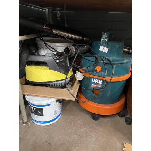 41 - VACUUMS & WASHERS