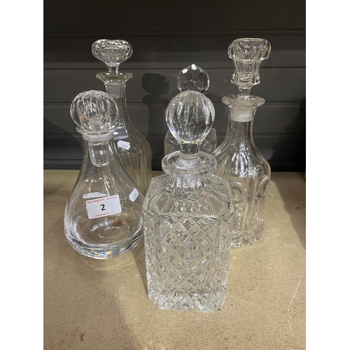 2 - 5 DECANTERS