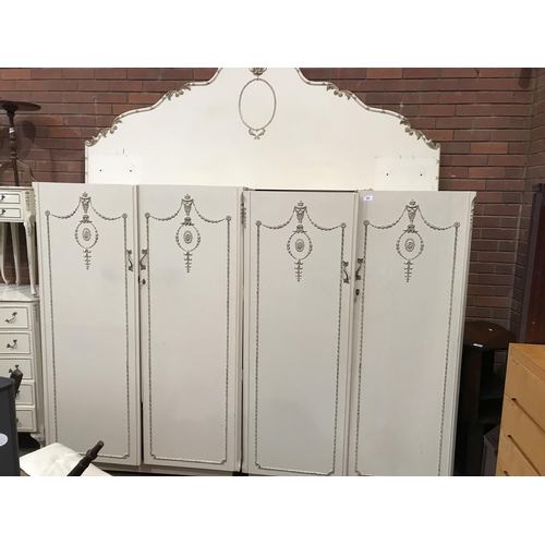 586 - 2 WARDROBES & HEADBOARD