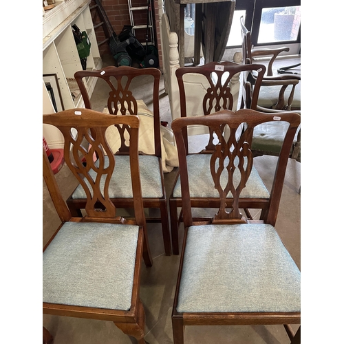 749 - 4 MAHOGANY CHAIRS