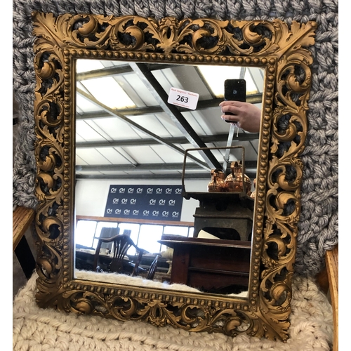 263 - GILT MIRROR