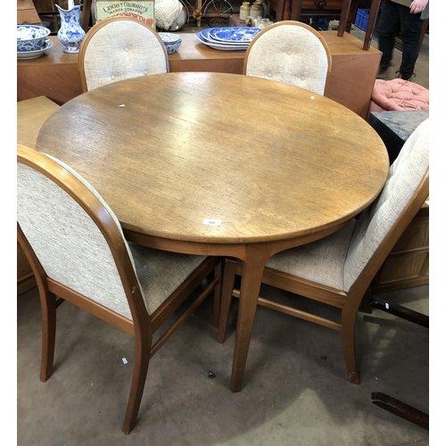 302 - NATHANS TEAK TABLE & 4 CHAIRS