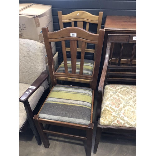 306 - 2 CHAIRS