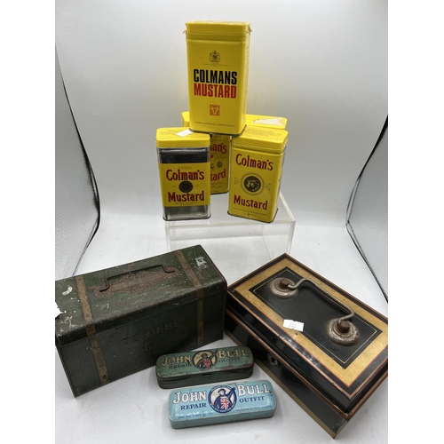 455 - VINTAGE TINS