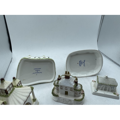 683 - COALPORT PORCELAIN HOUSES