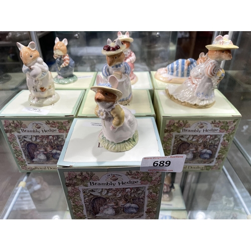 689 - ROYAL DOULTON BOXED FIGURES