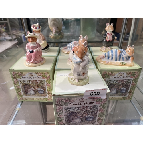 690 - ROYAL DOULTON BOXED FIGURES