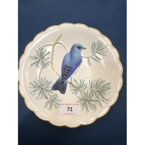 71 - THE BIRDS OF DOROTHY DOUGHERTY DESSERT PLATES