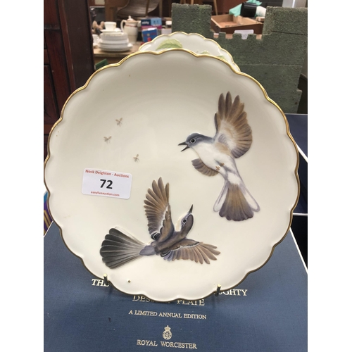 72 - THE BIRDS OF DOROTHY DOUGHERTY DESSERT PLATES