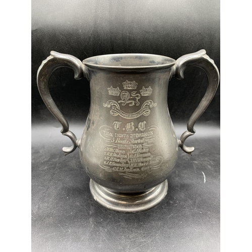 331 - DOUBLE HANDLED TANKARD