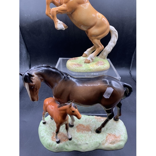 360 - 2 BESWICK HORSES