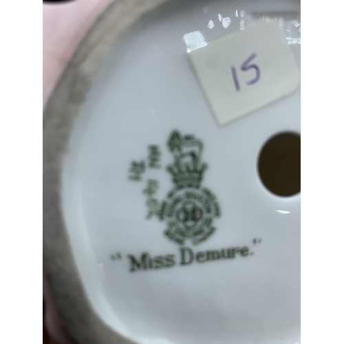 445 - ROYAL DOULTON MISS DEMURE