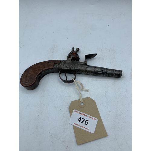 476 - 18C BOX-LOCK BLACK POWDER PISTOL