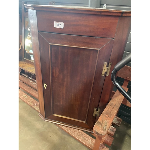 717 - VICTORIAN CORNER CUPBOARD