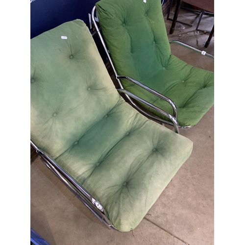 196 - 2 RETRO CHAIRS