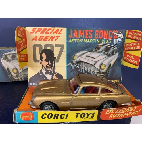 539 - 007 JAMES BOND ASTON MARTIN 261 BOXED CORGI TOY