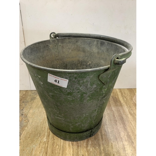 41 - GALVANISED BUCKET