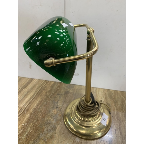 45 - GREEN DESK LAMP