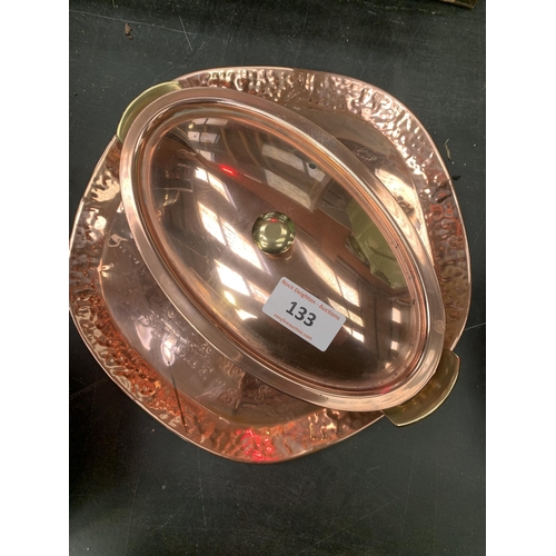 133 - COPPER TRAY