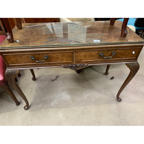 195 - WALNUT DRESSING TABLE