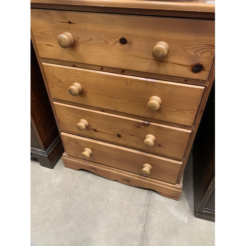 198 - PINE CHEST OF DRAWERS