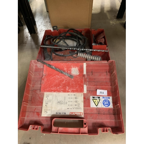 251 - INDUSTRIAL HILTI DRILL