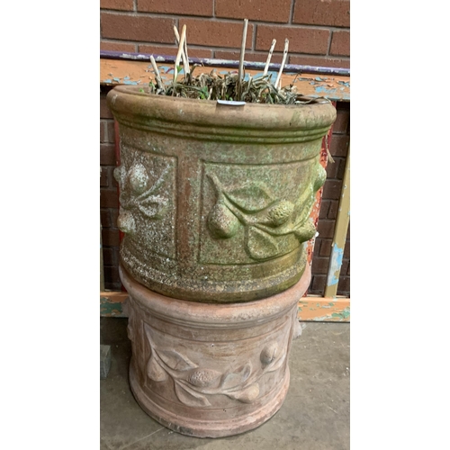 275 - PAIR OF TERRACOTTA POTS