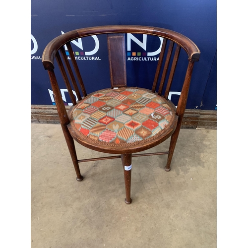 293 - INLAID CHAIR