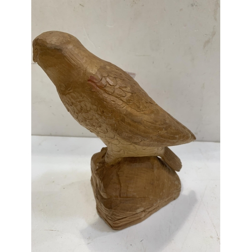 387 - CARVED BIRD