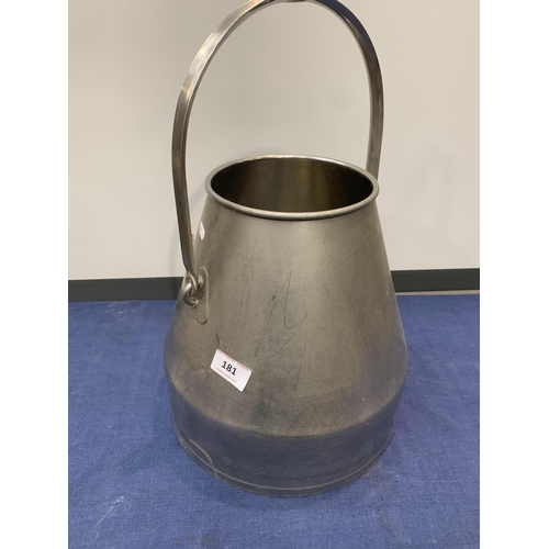 181 - STAINLESS STEEL MILK CHURN