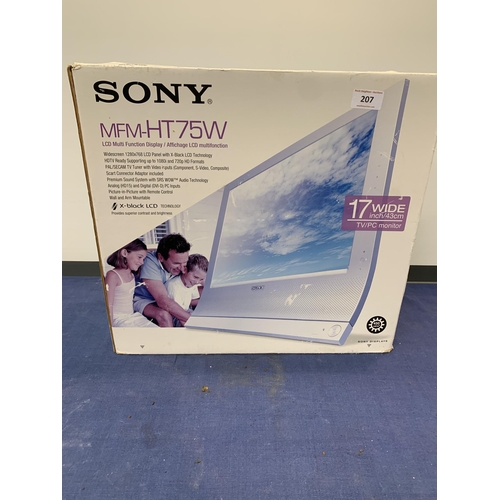 207 - SONY MONITOR