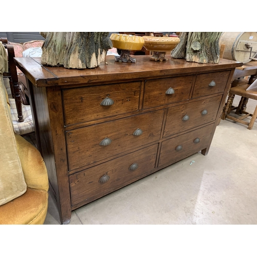 194 - 7 DRAWER SIDEBOARD