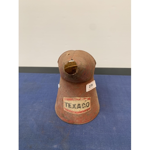 279 - TEXACO OIL CAN