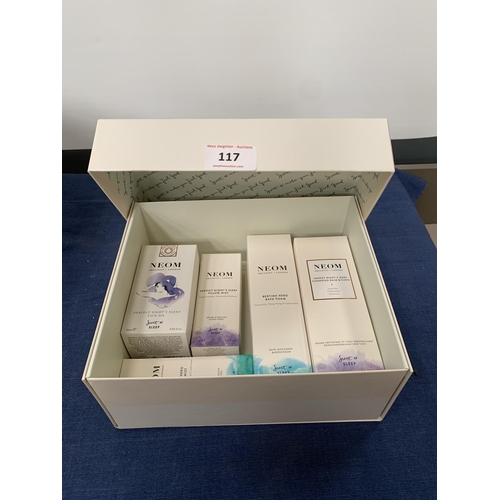 117 - UN-OPENED NEOM TOILETRIES