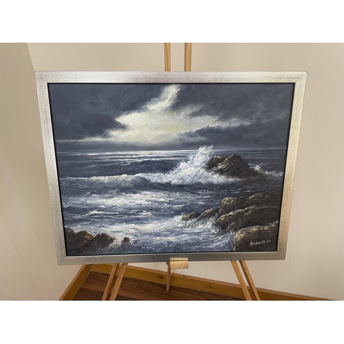 178 - ROBERTS 7 CAMEO GALLERY SEASCAPE 45CM X 35CM