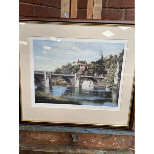 199 - J ROBERTS COLLECTABLE PRINTS 39CM X 35CM