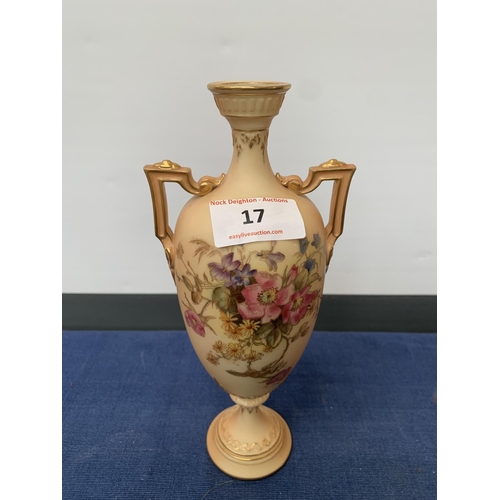 17 - ROYAL WORCESTER VASE