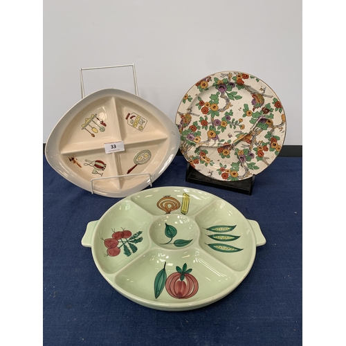 33 - SERVING PLATTERS