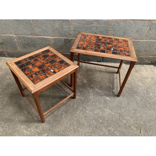 250 - IN THE STYLE OF WEST GERMAN MID CENTURY NEST OF TABLES