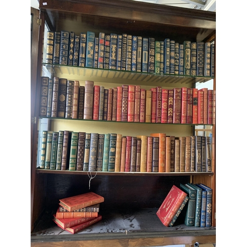 272 - 100 LEATHER & SILK LIBRARY BOOKS