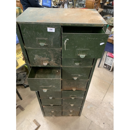 320 - WORKSHOP CHEST OF DRAWERS